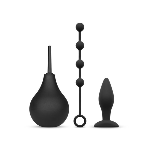 Nexus ANAL BEGINNER KIT Douche 224ml, Silicone Beads 20mm, Small Silicone Butt Plug SO6641 фото