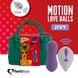 Вагінальні кульки з масажем і вібрацією FeelzToys Motion Love Balls Jivy з пультом дистанційного кер SO3852 фото 1