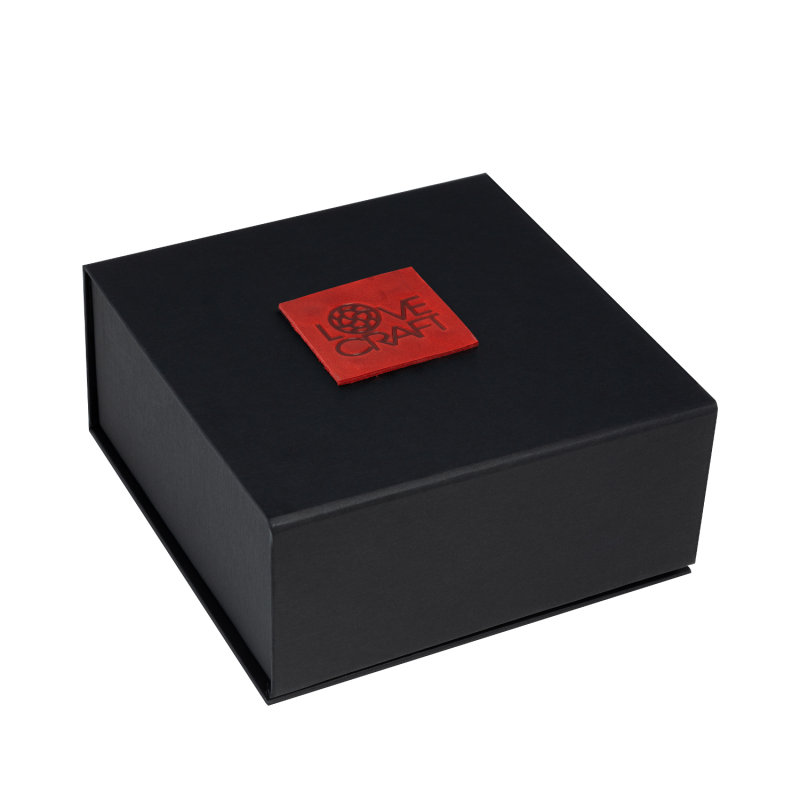 Преміум поножи LOVECRAFT червоні, натуральна шкіра, в подарунковій упаковці SO3297 фото