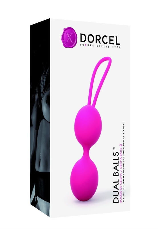 Вагінальні кульки Dorcel Dual Balls Magenta, діаметр 3,6см, вага 55гр SO2699 фото