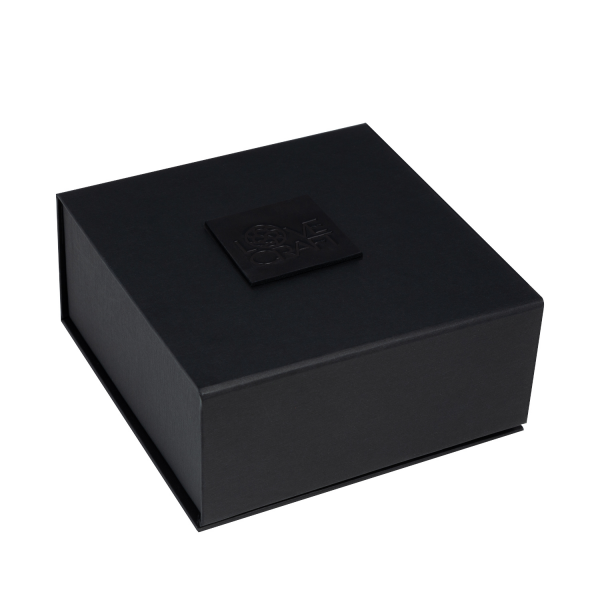 Преміум нашийник LOVECRAFT розмір S чорний, натуральна шкіра, в подарунковій упаковці SO3301 фото