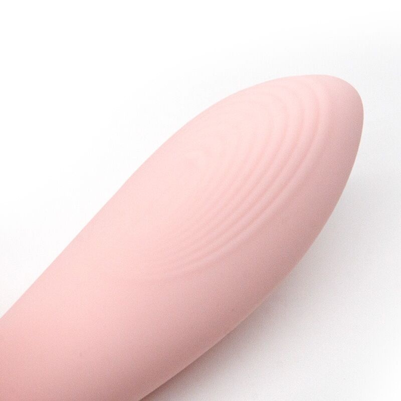 Вакуумний вібратор Kistoy Tina Mini Light Pink, вагінально-кліторальний SO6541 фото