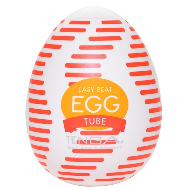 Мастурбатор-яйце Tenga Egg Tube, рельєф з поздовжніми лініями SO5497 фото