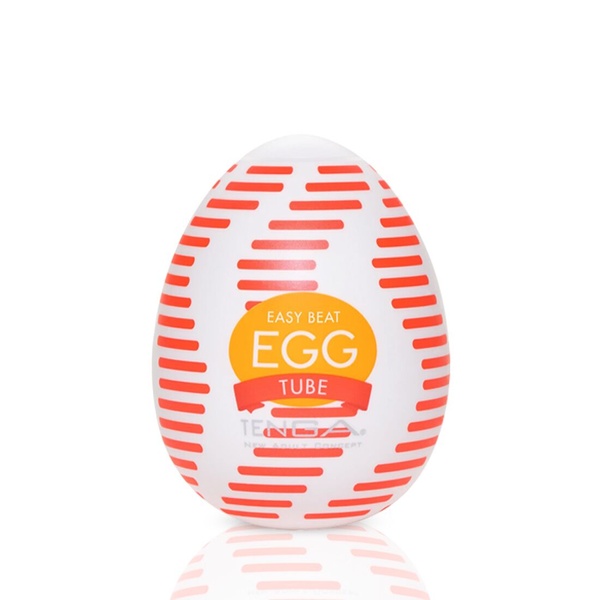 Мастурбатор-яйце Tenga Egg Tube, рельєф з поздовжніми лініями SO5497 фото