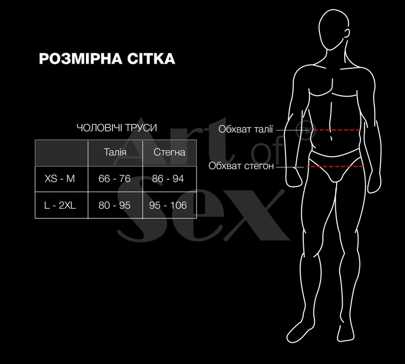 Чоловічі труси XS-2XL із силіконовою анальною пробкою Art of Sex - Joni plug panties size S Red SO6173 фото