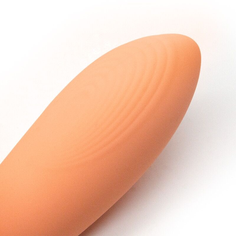 Вакуумний вібратор Kistoy Tina Mini Orange, вагінально-кліторальний SO6542 фото