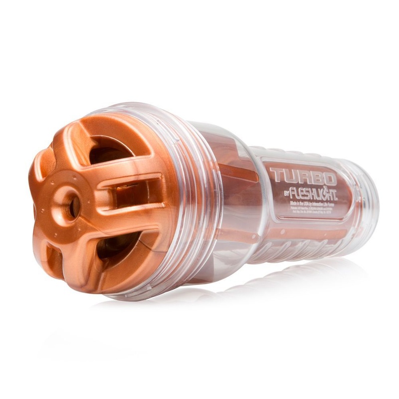 Мастурбатор Fleshlight Turbo Ignition Copper (імітатор мінету) F11161 фото