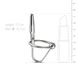 Уретральний стимулятор Sinner Gear Unbendable – Sperm Stopper Hollow Ring, 2 кільця (2,5 см та 3 см) SO4581 фото 4