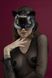 Маска кішечки Feral Feelings - Catwoman Mask, натуральна шкіра, чорна SO3406 фото 1