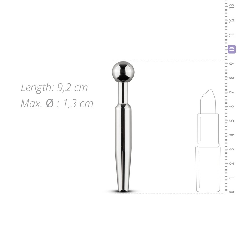 Порожнинний уретральний стимулятор Sinner Gear Unbendable – Hollow Penis Plug, довжина 7,5см, діамет SO4582 фото