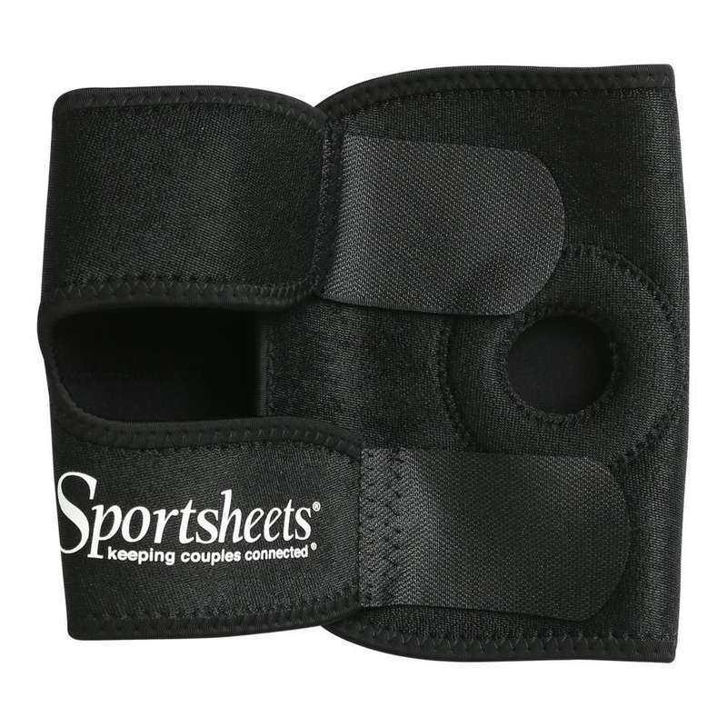 Ремень на бедро для страпона Sportsheets Thigh Strap-On, на липучке, можно на подушку, объем 55см SO2179 фото