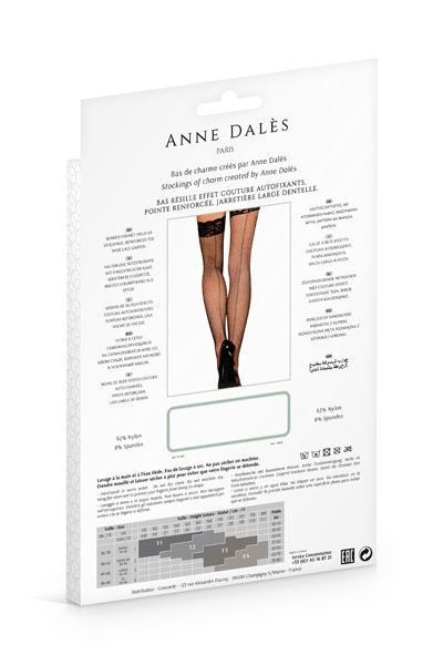 Панчохи Anne De Ales CLOE T3 Black SO1949 фото