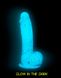 Фалоімітатор, що світиться у темряві, ADDICTION - LUKE - 7.5"- BLUE G.I.D. / W PB, 19 см, силікон SO4531 фото 4