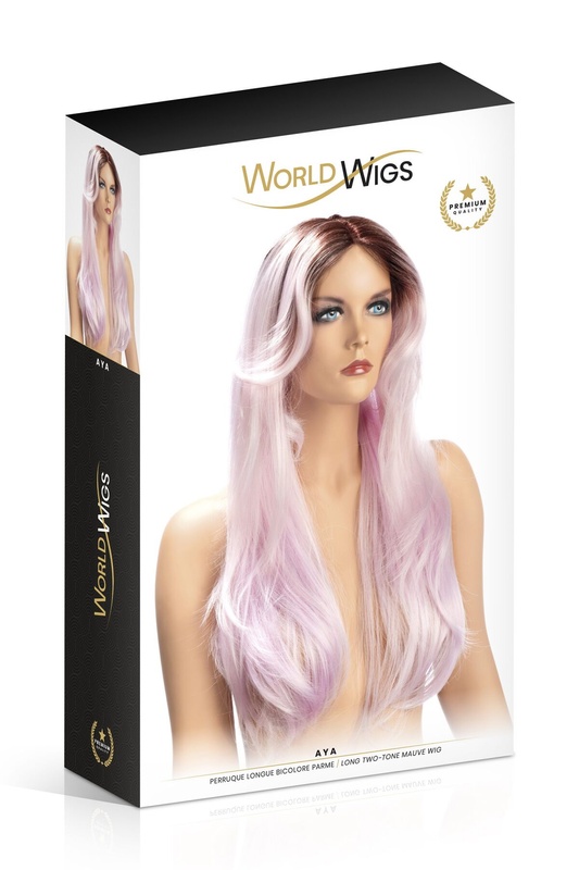 Перука World Wigs AYA LONG TWO-TONE MAUVE SO4691 фото