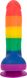 Райдужний фалоімітатор ADDICTION - JUSTIN - 8 "- RAINBOW, 20,3 см, силікон, вібропуля в подарунок SO4533 фото 2