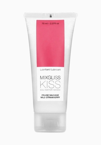 Лубрикант на водній основі MixGliss KISS Wild Strawberry (70 мл) Дика Полуничка SO1620 фото
