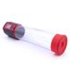 Автоматична вакуумна помпа Men Powerup Passion Pump Red, LED-табло, перезаряджувана, 8 режимів SO6226 фото 2