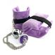 Наручники з металевою анальною пробкою Art of Sex Handcuffs with Metal Anal Plug size M Purple SO6183 фото 5