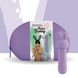 Міні-вібратор FeelzToys Magic Bunny Purple з двома насадками SO4439 фото 1