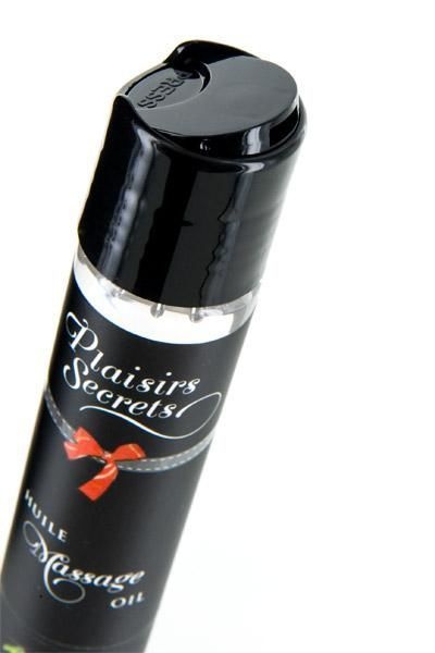 Масажна олія Plaisirs Secrets Litchi (59 мл) з афродизіаками, їстівна, подарункове паковання SO1835 фото