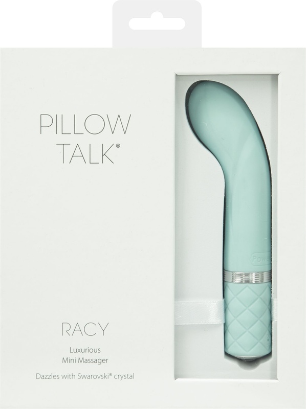 Розкішний вібратор Pillow Talk - Racy Teal з кристалом Сваровські для точки G, подарункова упаковка SO2720 фото
