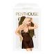 Міні-сукня з мереживним ліфом та стрінгами Penthouse - Bedtime Story Black L/XL SO5233 фото 3
