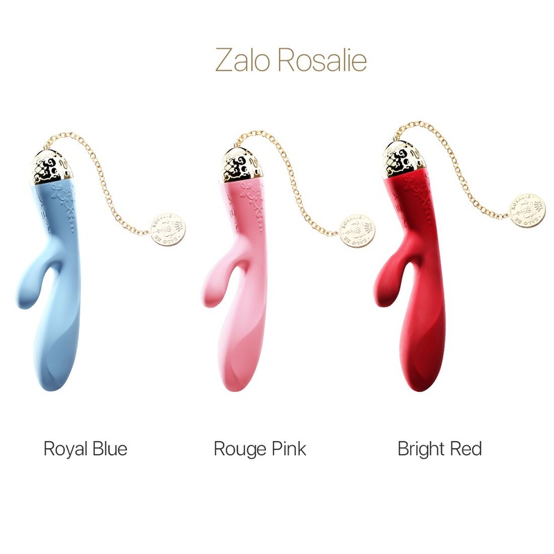 Смартвібратор-кролик Zalo — Rosalie Royal Blue SO6665 фото