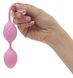 Розкішні вагінальні кульки PILLOW TALK - Frisky Pink з кристалом, діаметр 3,2 см, вага 49-75гр SO2721 фото 2
