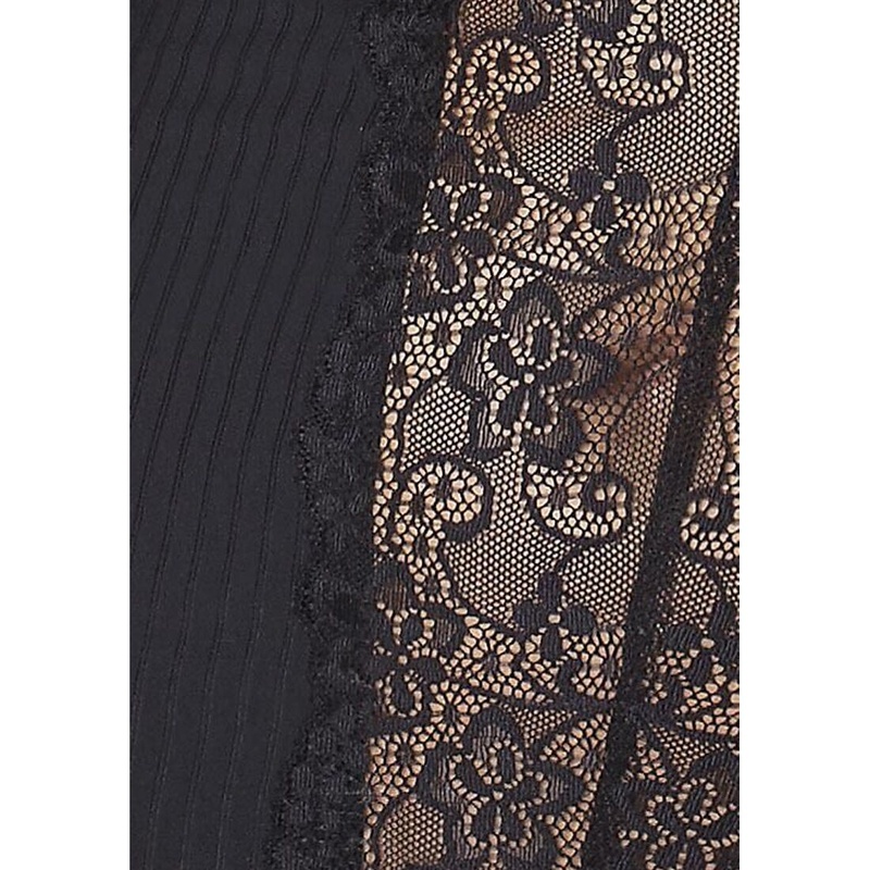 (SALE) Сорочка приталена з чашечками ZOJA CHEMISE black S/M - Passion Exclusive, трусики PS21805 фото