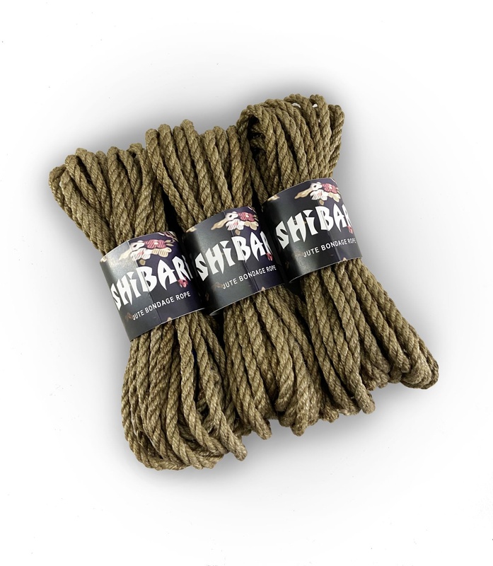 Джутова мотузка для шібарі Feral Feelings Shibari Rope, 8 м сіра SO4006 фото