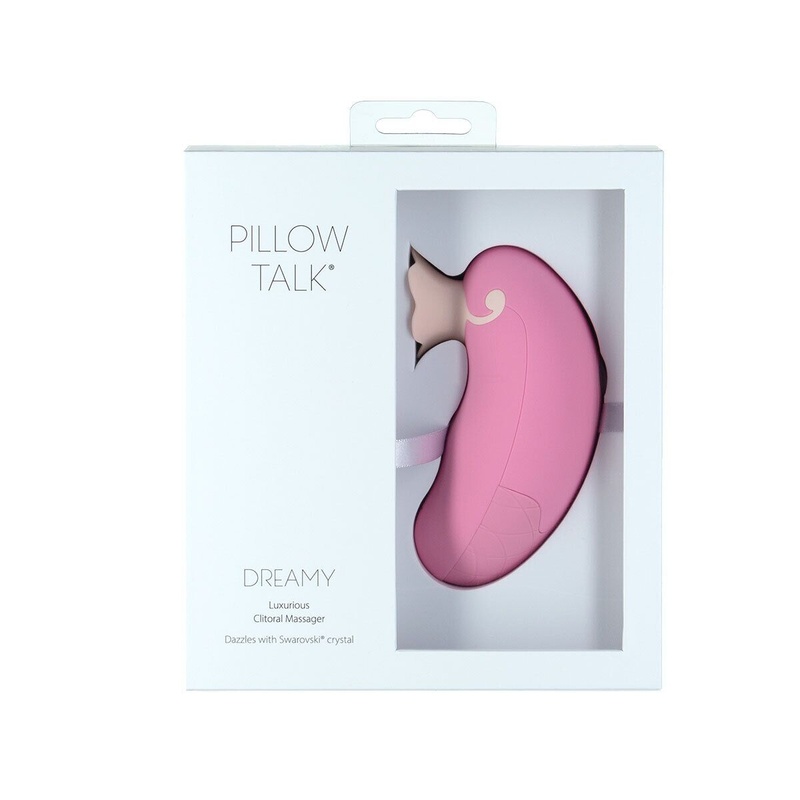 Розкішний вакуумний кліторальний стимулятор Pillow Talk - Dreamy Pink із кристалом Swarovski SO5568 фото