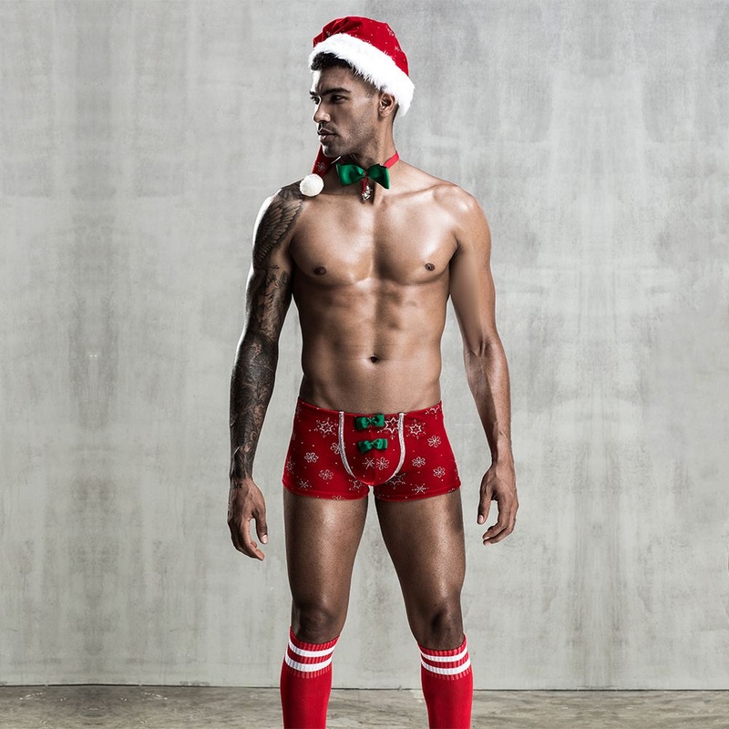 Новорічний чоловічий еротичний костюм Улюблений Санта SO3676 фото