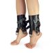 Поножі манжети для подвіса за ноги Leg Cuffs, натуральна шкіра, колір чорний SO5182 фото 1