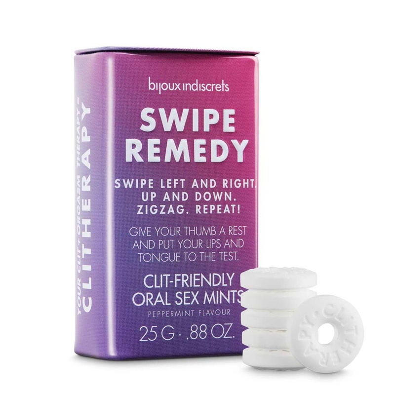 М'ятні цукерки Bijoux Indiscrets Swipe Remedy – clitherapy oral sex mints без цукру, термін 31.08.23 SO5911 фото