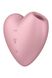 Вакуумний стимулятор-серце з вібрацією Satisfyer Cutie Heart Light Red SO6286 фото 1