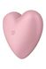 Вакуумний стимулятор-серце з вібрацією Satisfyer Cutie Heart Light Red SO6286 фото 5