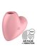 Вакуумний стимулятор-серце з вібрацією Satisfyer Cutie Heart Light Red SO6286 фото 2