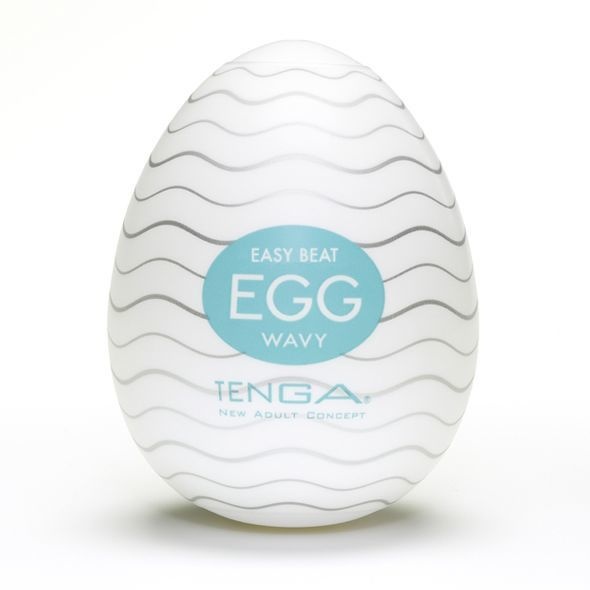 Мастурбатор яйце Tenga Egg Wavy (Хвилястий) E21515 фото