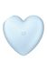 Вакуумний стимулятор-серце з вібрацією Satisfyer Cutie Heart Blue SO6287 фото 4