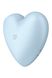 Вакуумний стимулятор-серце з вібрацією Satisfyer Cutie Heart Blue SO6287 фото 5