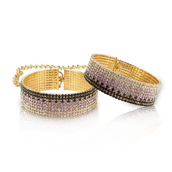 Лакшері наручники-браслети із кристалами Rianne S: Diamond Cuffs, подарункова упаковка SO3873 фото
