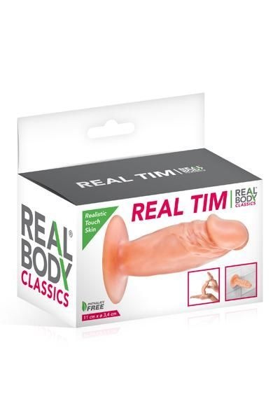 Фалоімітатор Real Body — Real Tim Flash, TPE, діаметр 3,4 см SO2216 фото