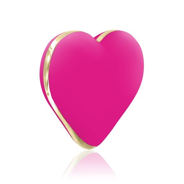 Вібратор-серце Rianne S: Heart Vibe Rose, 10 режимів роботи, медичний силікон, подарункова упаковка SO3874 фото