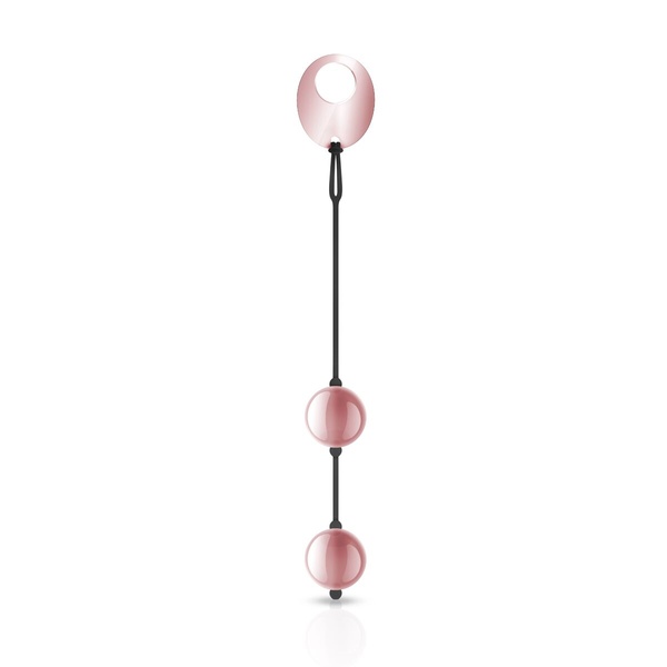 Металеві вагінальні кульки Rosy Gold — Nouveau Kegel Balls, вага 376 г, діаметр 2,8 см SO4594 фото