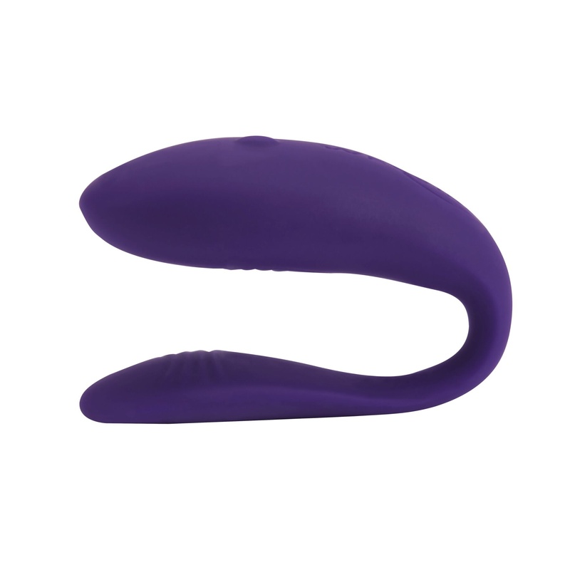 Недорогий вібратор для пар We-Vibe Unite Purple, однокнопковий пульт ДК SO6936 фото