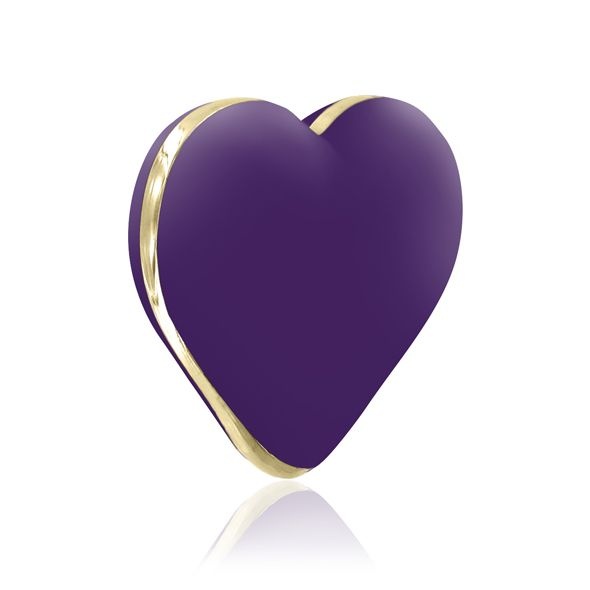Вібратор-серце Rianne S: Heart Vibe Purple, 10 режимів роботи, медичний силікон, подарункова упаковк SO3876 фото