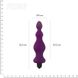 Анальна пробка з вібрацією Adrien Lastic Bullet Amuse Purple, макс. діаметр 3,9 см AD20293 фото 2