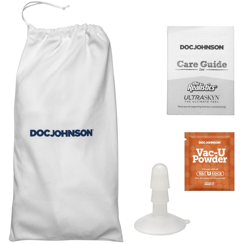 Фалоімітатор Doc Johnson Signature Cocks – Chad White 8,5 inch UltraSkin SO6062 фото