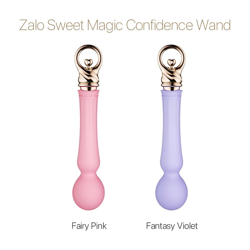 Вібромасажер із підігрівом Zalo Sweet Magic - Confidence Wand Fairy Pink SO6676 фото