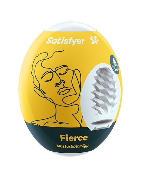 Самозмащувальний мастурбатор-яйце Satisfyer Masturbator Egg Single Fierce, одноразовий, не вимагає з SO5522 фото